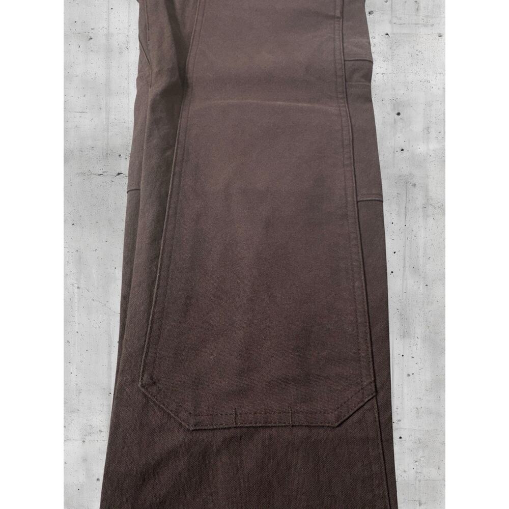 1620 Workwear Double Knee Pants Mens 34x30 Brown Utility USA Made Durable - Picture 5 of 12